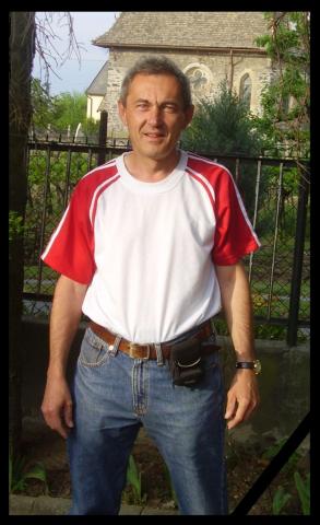 Gyula bácsi a Balatont kerülő kerékpártúrán.